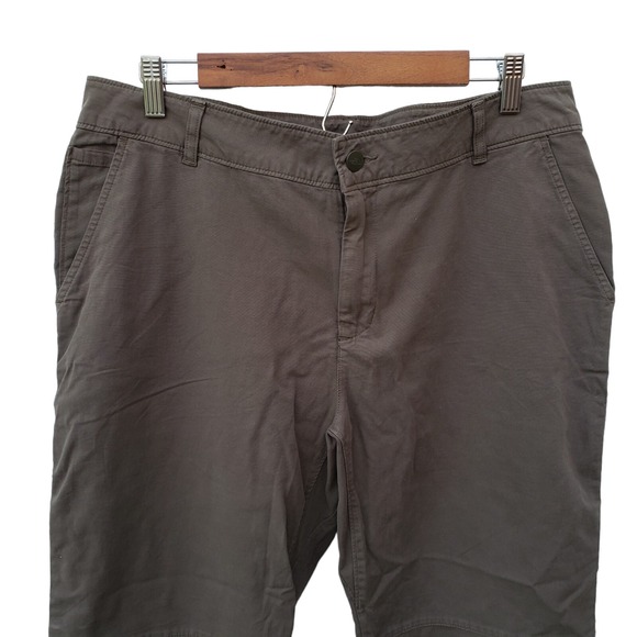 THE NORTH FACE Asphalt North Dome Mr Pant Organic Cotton Pants 16 XL NWT Green - Picture 2 of 10